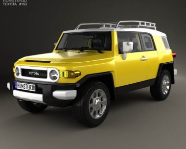 Toyota FJ Cruiser with HQ interior 2010 3D Model