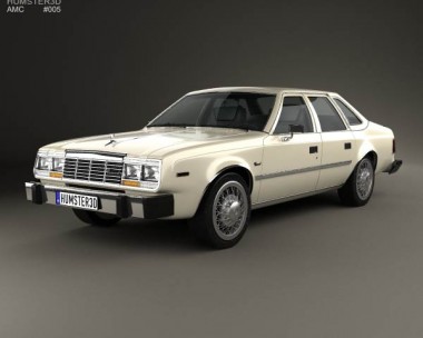 AMC Concord sedan 1980 3D Model