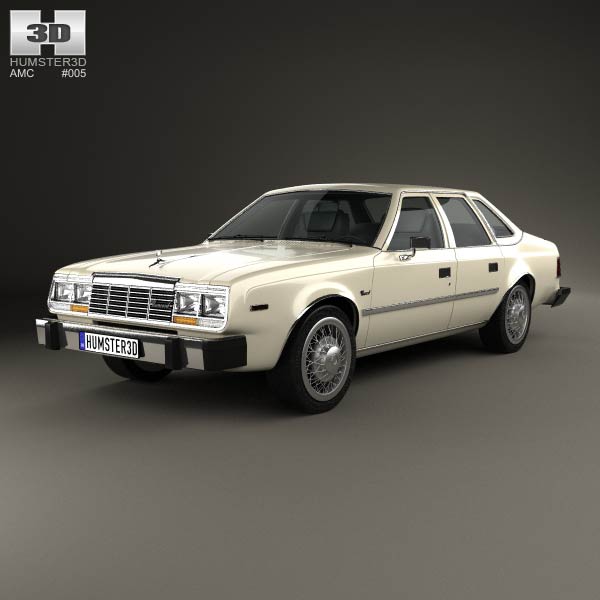 AMC Concord sedan 1980 3D model