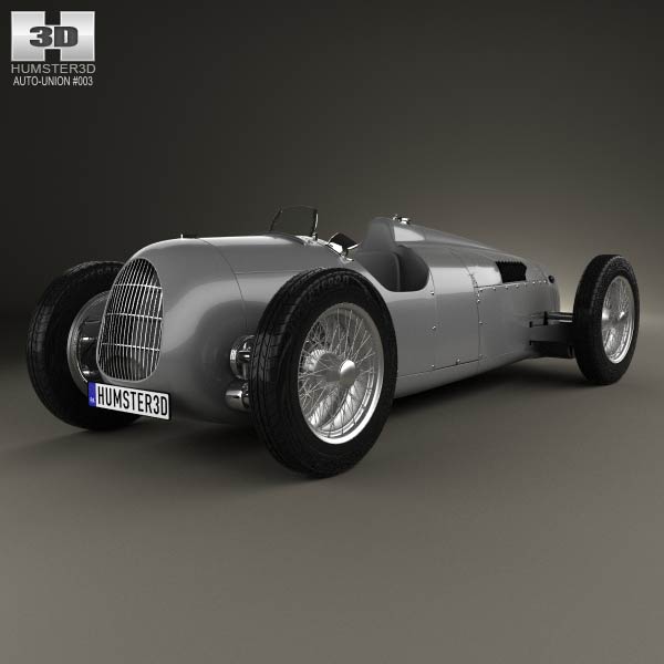 Auto Union Typ C 1936 3D model