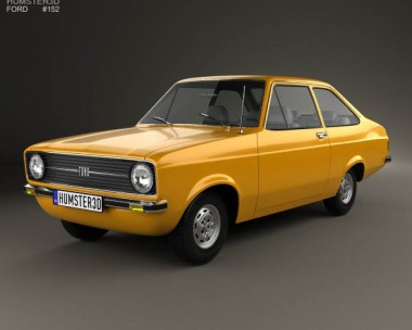 Ford Escort (EU) 1975 3D Model