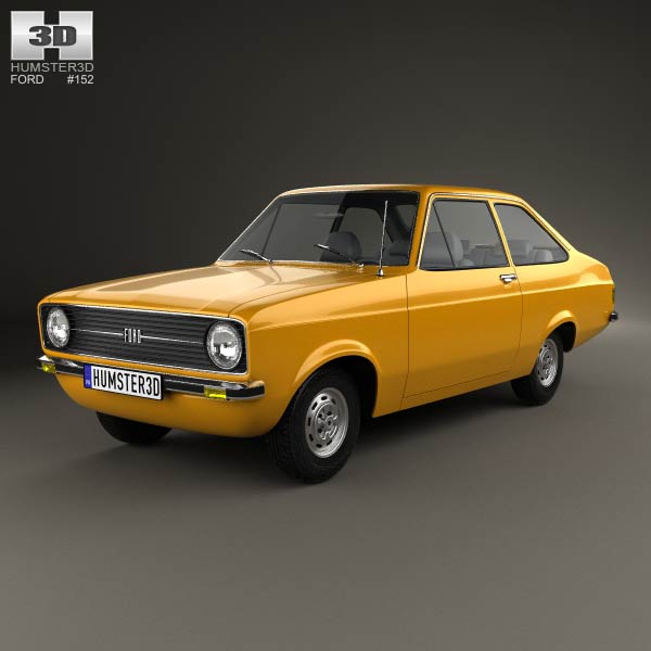 Ford Escort (EU) 1975 3D model