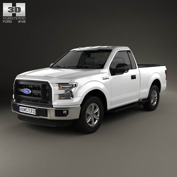 Ford F-150 Regular Cab XL 2014 3D model