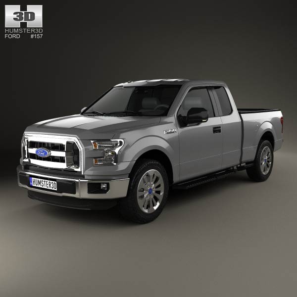 Ford F-150 Super Cab XL 2014 3D model