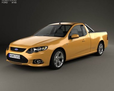 Ford FG Falcon XR6 UTE 2011 3D Model