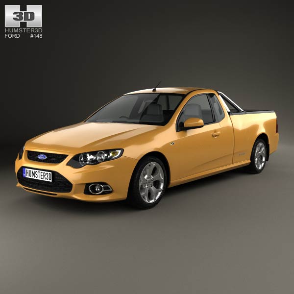 Ford FG Falcon XR6 UTE 2011 3D model