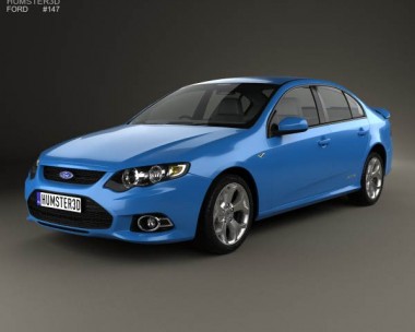 Ford FG Falcon XR6 sedan 2011 3D Model