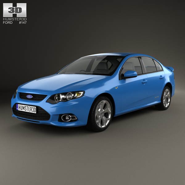 Ford FG Falcon XR6 sedan 2011 3D model