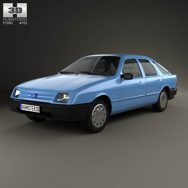 Ford Sierra hatchback 5-door 1984 3D model