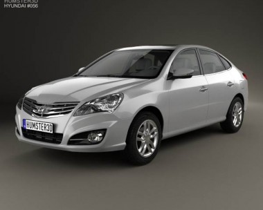 Hyundai Elantra Yue Dong 2011 3D Model