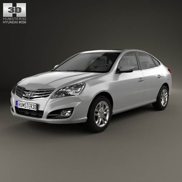 Hyundai Elantra Yue Dong 2011 3D model