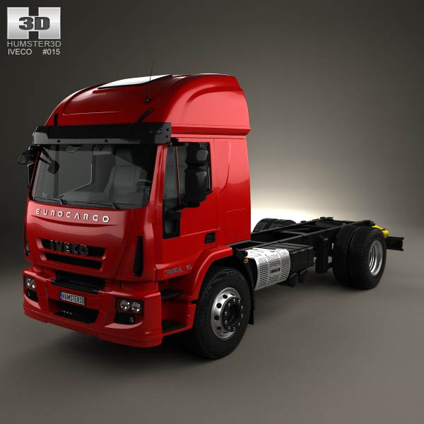 Iveco EuroCargo Chassis Truck 2013 3D model