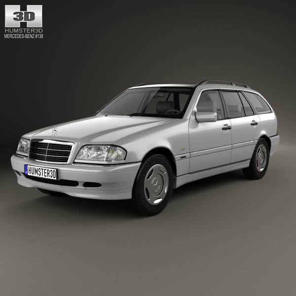 Mercedes-Benz C-Class (S202) estate 1997 3D model