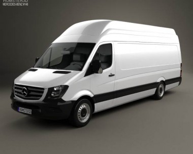 Mercedes-Benz Sprinter Panel Van ELWB SHR 2013 3D Model