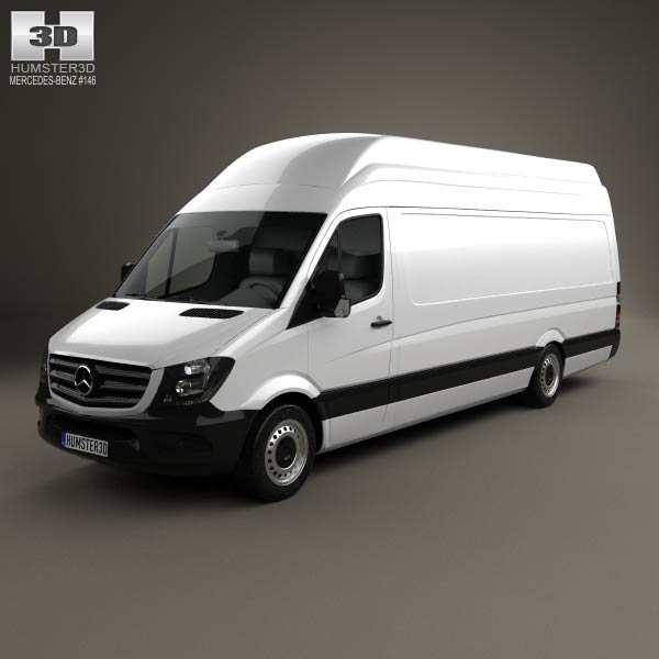 Mercedes-Benz Sprinter Panel Van ELWB SHR 2013 3D model