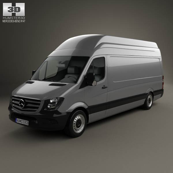Mercedes-Benz Sprinter Panel Van LWB SHR 2013 3D model