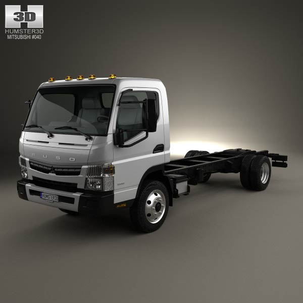 Mitsubishi Fuso Chassis Truck 2013 3D model