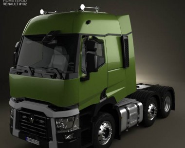 Renault T Tractor Truck 2013 3D Model