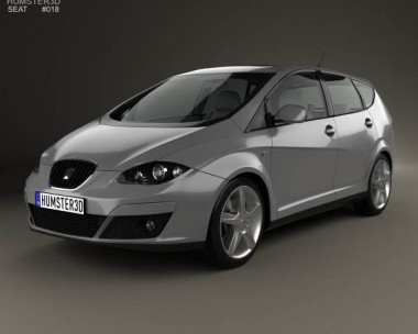 Seat Altea XL 2009 3D Model