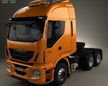 Iveco Stralis Tractor Truck 2012 3D Model