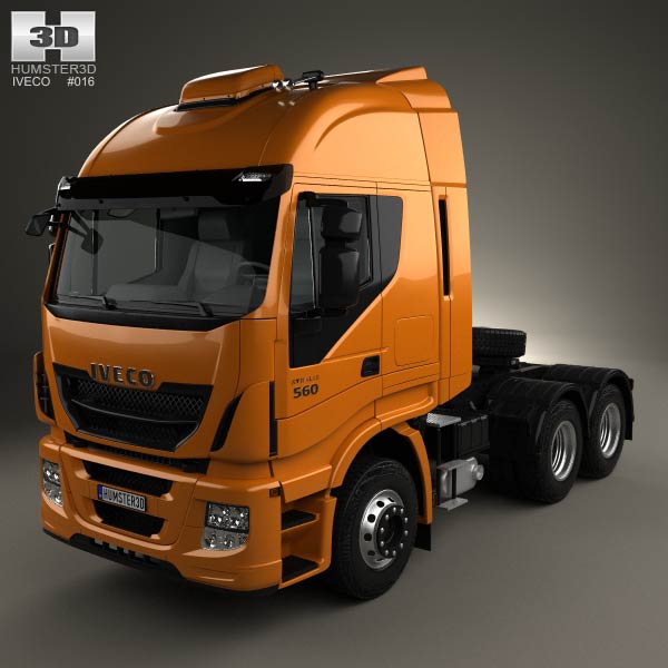 Iveco Stralis Tractor Truck 2012 3D model
