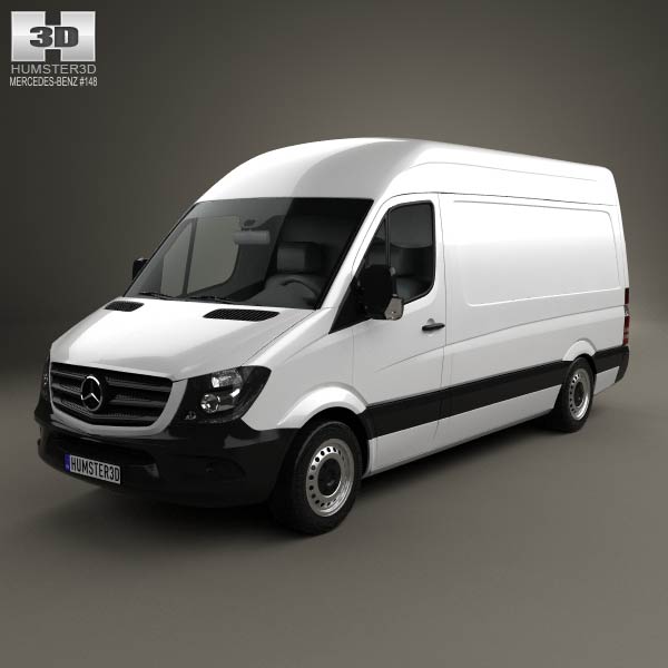 Mercedes-Benz Sprinter Panel Van SWB HR 2013 3D model