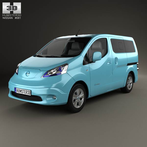Nissan e-NV200 Evalia 2014 3D model