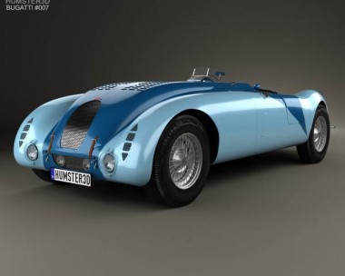 Bugatti Type 57G Tank 1936 3D Model