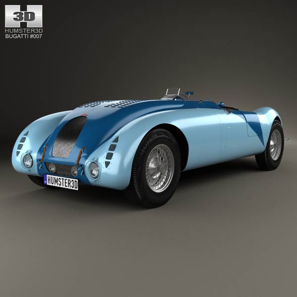 Bugatti Type 57G Tank 1936 3D model