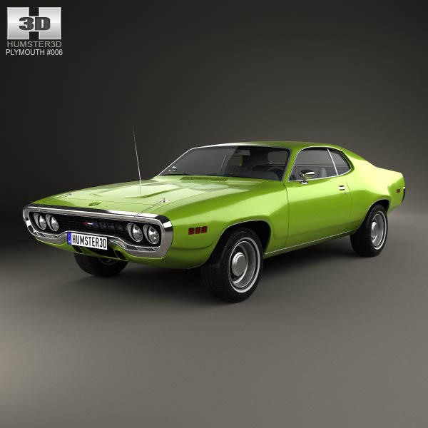 Plymouth Satellite 1971 3D model