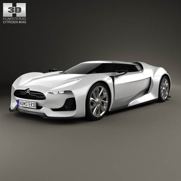 Citroen GT with HQ interior 2008 3D model