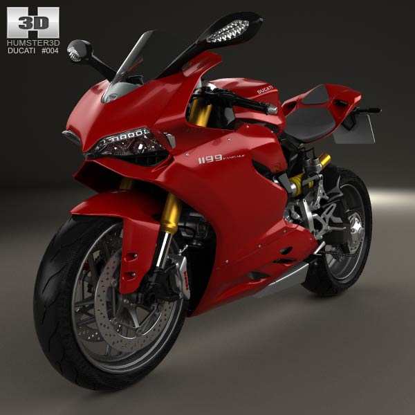 Ducati 1199 Panigale 2012 3D model