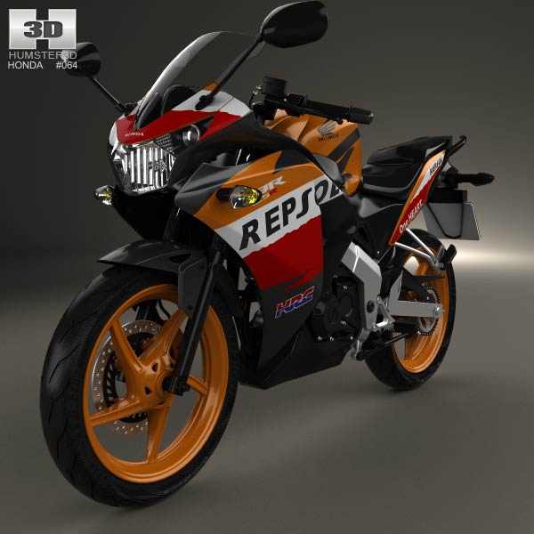 Honda CBR125R 2012 3D model