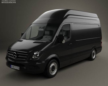 Mercedes-Benz Sprinter Panel Van SWB SHR 2013 3D Model