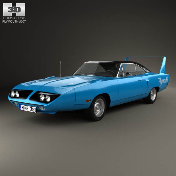 Plymouth Road Runner Superbird 1970 3D model