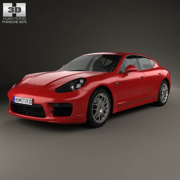 Porsche Panamera GTS 2014 3D model