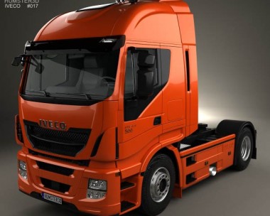 Iveco Stralis (500) Tractor Truck 2012 3D Model
