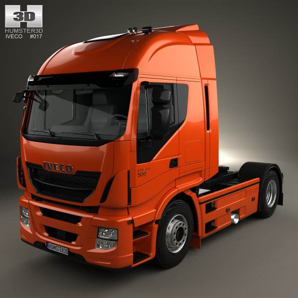 Iveco Stralis (500) Tractor Truck 2012 3D model
