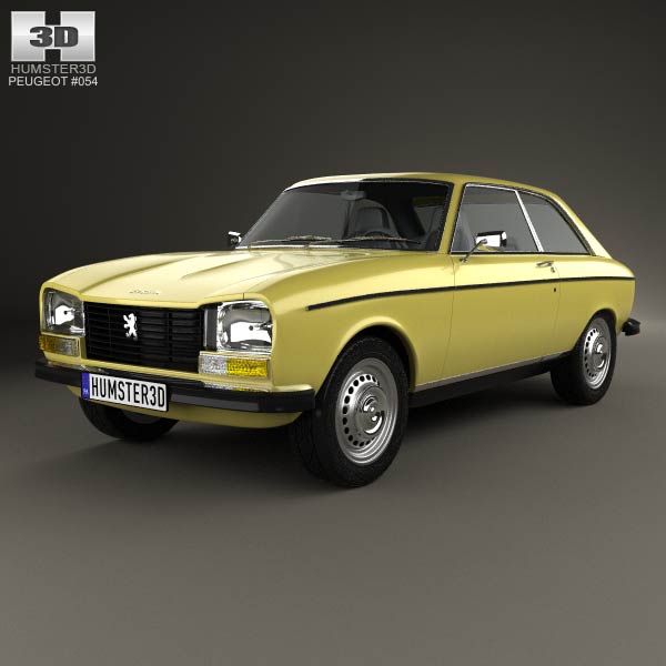 Peugeot 304 coupe 1970 3D model