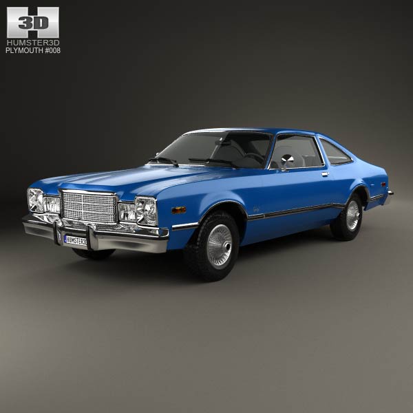 Plymouth Volare coupe 1977 3D model