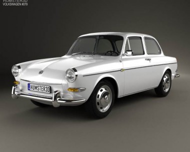 Volkswagen Type 3 (1600) sedan 1965 3D Model