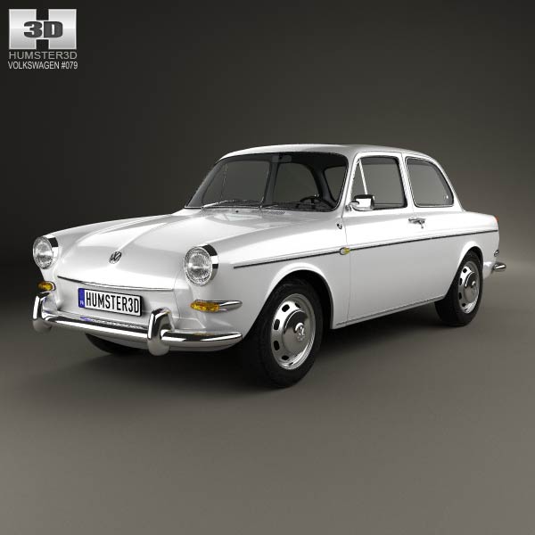Volkswagen Type 3 (1600) sedan 1965 3D model