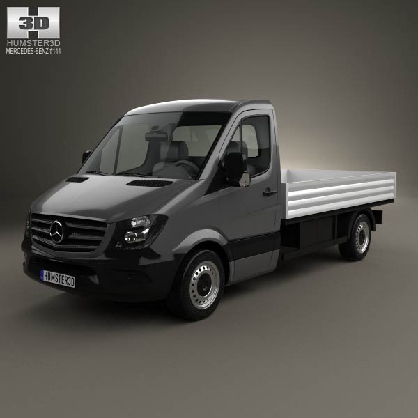 Mercedes-Benz Sprinter Drop Side Single Cab 2013 3D model