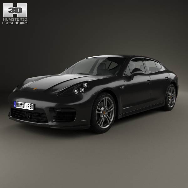 Porsche Panamera Turbo 2014 3D model