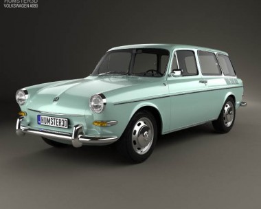 Volkswagen Type 3 (1600) variant 1965 3D Model
