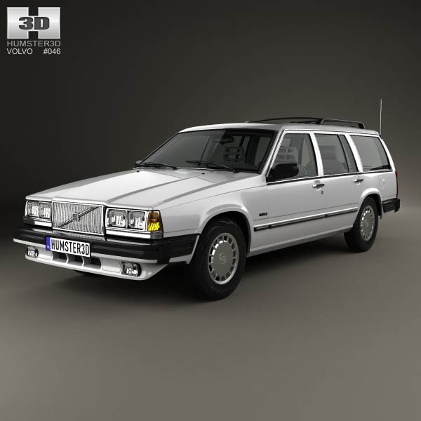 Volvo 745 kombi 1985 US 3D model