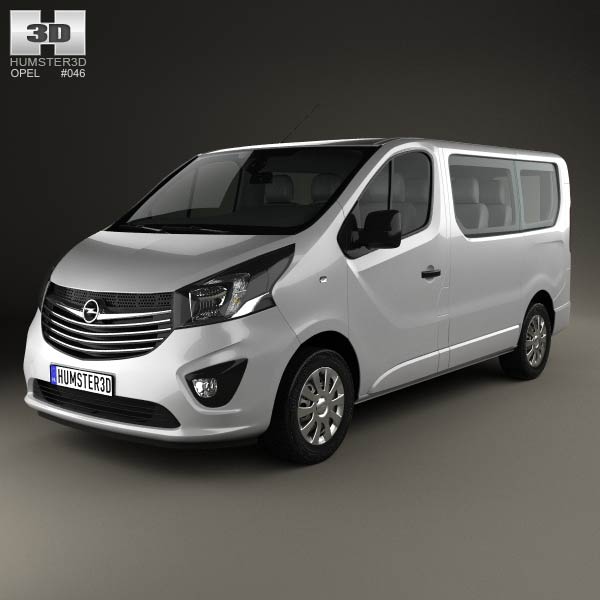 Opel Vivaro Passenger Van 2014 3D model