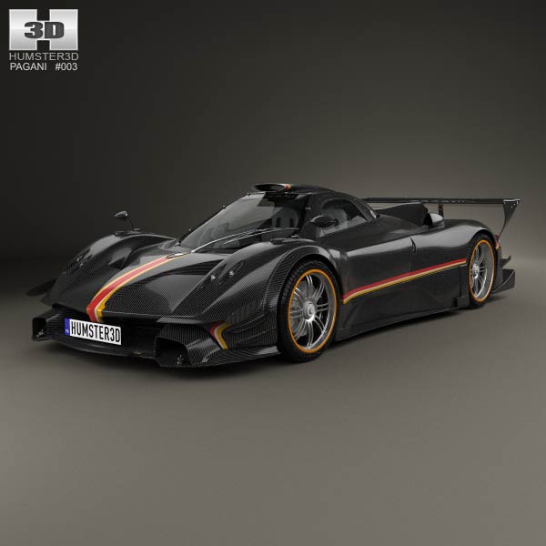 Pagani Zonda Revolucion 2014 3D model