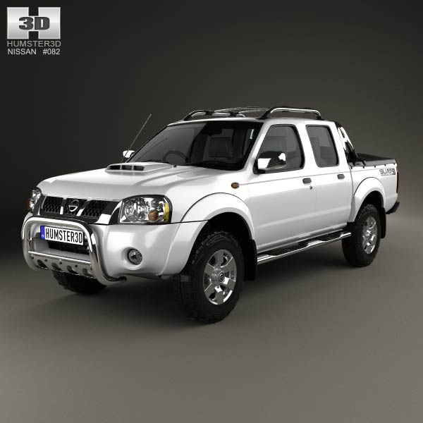 Nissan Navara (NP300) Double Cab Hardbody Silver 2013 3D model
