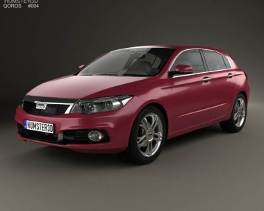 Qoros 3 hatchback 2014 3D Model